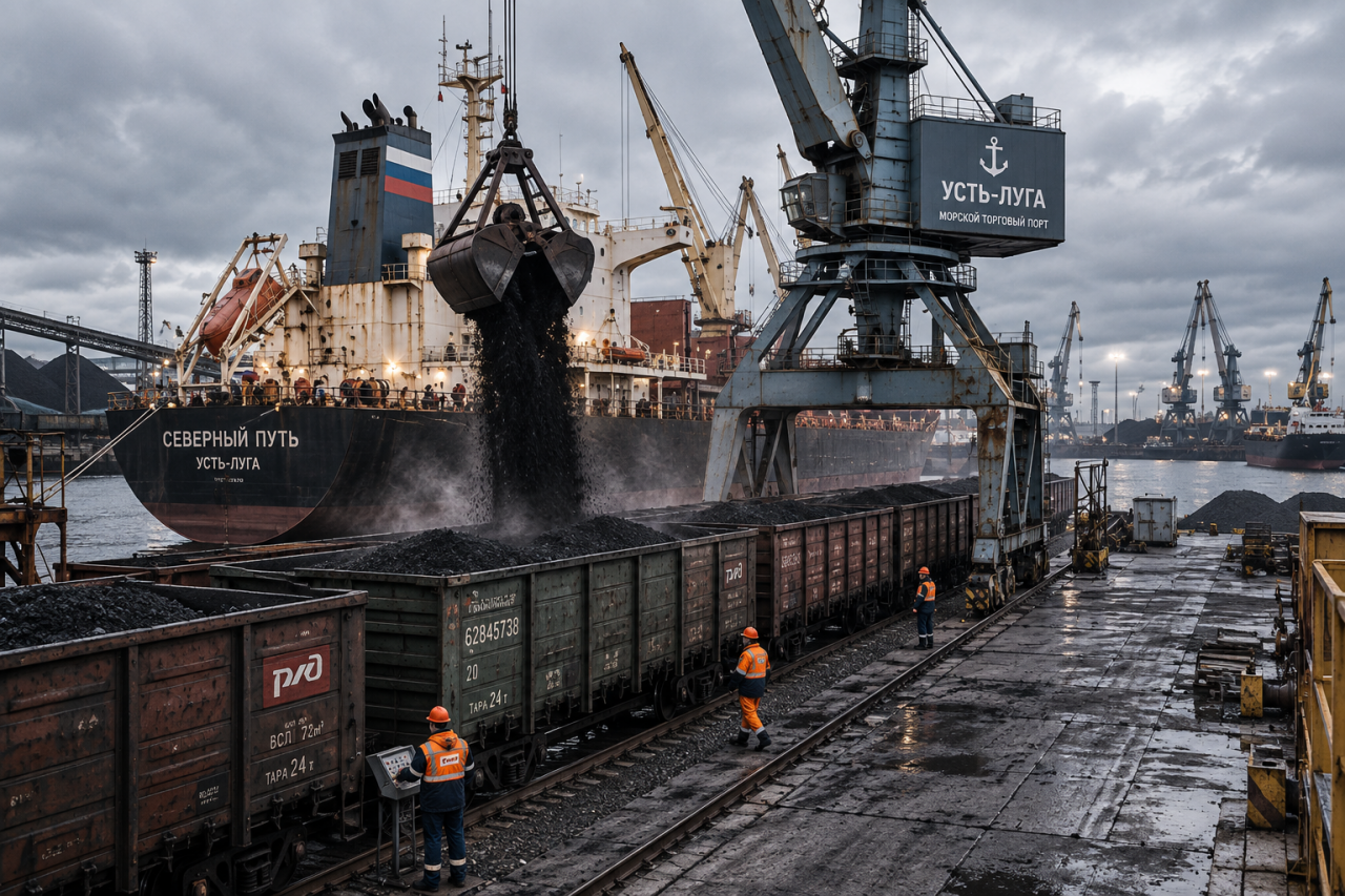 Переориентация маршрутов повысила ставки на перевалку угля в порту Усть–Луга