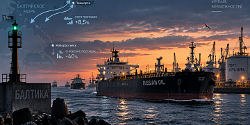 Нефть заполняет Балтику